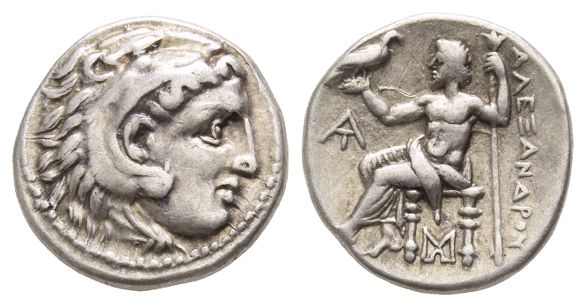 Kingdom of Macedon, Antigonos I Monophthalmos AR Drachm.