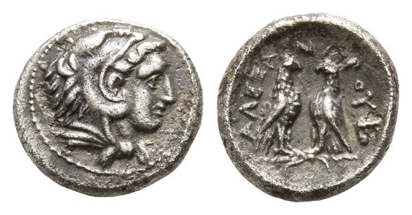 Kingdom of Macedon, Alexander III the Great AR Diobol.