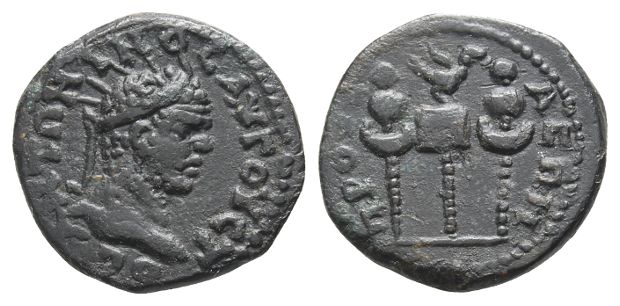 Caracalla AE 18mm of Prusa ad Olympum, Bithynia.