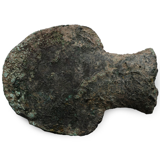 Indo-Chinese Bronze Paddle-Shaped Socketted Axehead