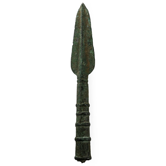 Luristan Bronze Socketted Spearhead