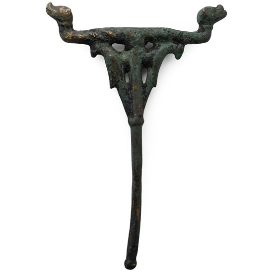 Luristan Bronze Double Beast-Headed Finial