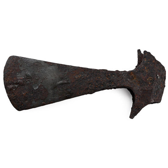 Viking Age Iron Long-Bladed Socketted Axehead
