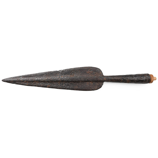 Large Celtic Period Iron Spearhead