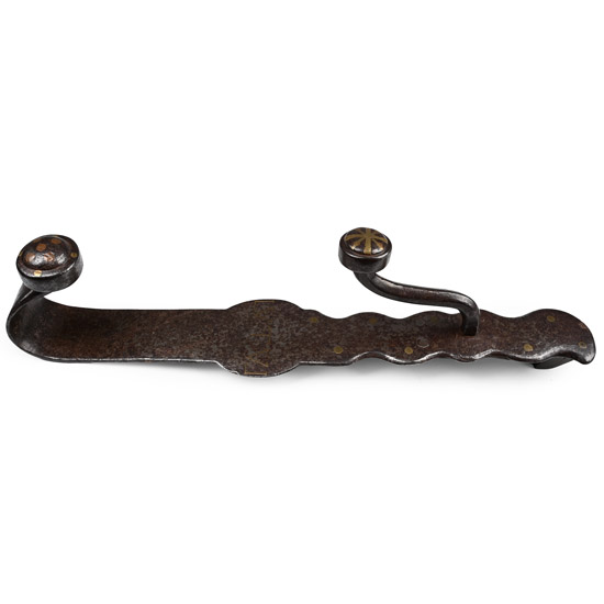Post Medieval Iron with Brass Door Pull