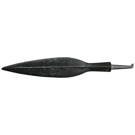 Massive Bronze Western Asiatic Style Spearhead
