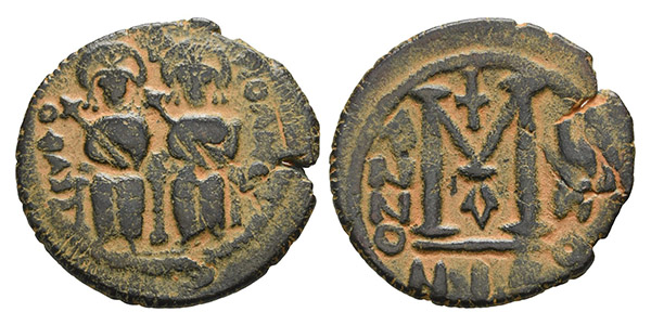 Umayyad Caliphate AE Follis.