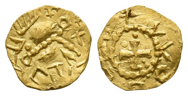 Merovingians, Uncertain Early Continental AV Tremissis.