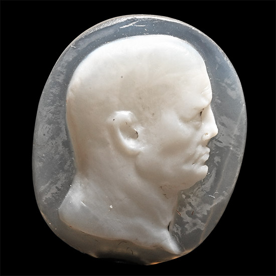 Renaissance Agate Cameo with Male Portrait
