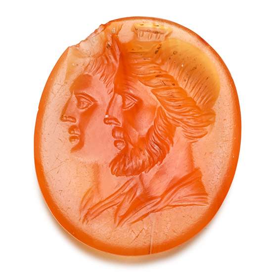 Renaissance Agate Gemstone with Serapis and Isis