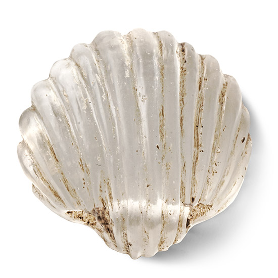 Roman Rock Crystal Shell-Shaped Amulet