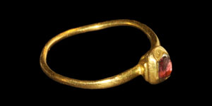 Medieval Gold Cabochon Ring