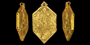 Medieval Nativity Reliquary Pendant