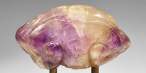 Carved Amethyst Sceptre Head