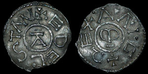 British Anglo-Saxon - East Anglia - Aethelstan I - Penny