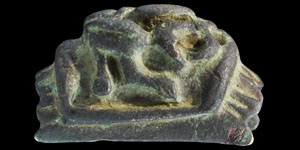 Viking Bronze Entwined Birds Sword Pommel