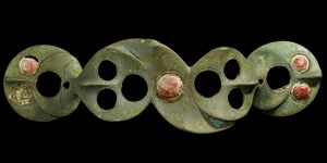 Celtic Iron Age Enamelled Tankard Handle