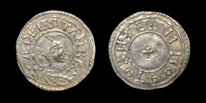 Anglo-Saxon Coins - Aethelstan - Torthelm - Portrait Penny