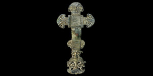 Anglo-Saxon Florid Animal-Masks with Birds Cruciform Brooch