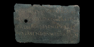 Bronze Military Diploma For Cilix the Cilician