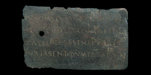 Roman Bronze Military Diploma For Cilix the Cilician