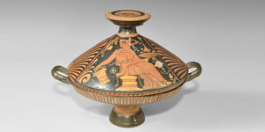 Greek Red Figure Ware Lekanis