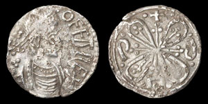 Anglo-Saxon Coins - Offa - London / Dud(da) - Light Coinage Portrait Penny