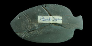Egyptian Stone Fish-Shaped Pallet