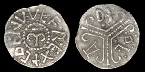 Anglo-Saxon Coins - Coenwulf - London / Diola - Tribrach Penny