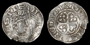 Norman Coins - Stephen - York - Flag Type Penny