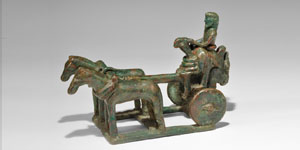Western Asiatic Bronze Chariot Hunter