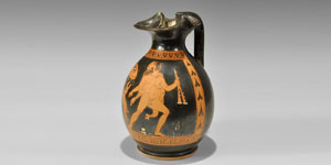 Greek Late Athenian Redware Oinochoe