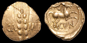 Celtic Iron Age Coins - Cunobelin - Gold Stater