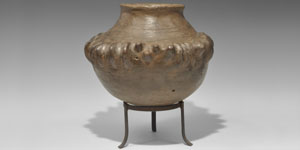 Anglo-Saxon Decorated Funerary Urn