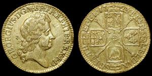 George I - Gold Guinea - 1723