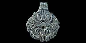 Silver-Gilt Pendant with Enmeshed Beasts