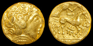 Gaul Somme Valley - Bearded Class 3 - Gold Half Stater