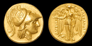 Macedonia - Alexander III - Athena Gold Stater