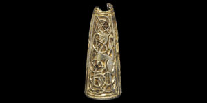 Anglo-Saxon Gilt Drinking Horn Terminal