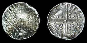 Henry III - Canterbury/Nicole - Class 4ab Long Cross Penny