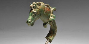 Graeco-Roman Horse-Head Finial