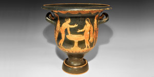 Greek Campanian Figural Bell Krater
