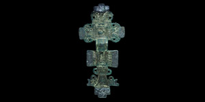 Large Gilt Cruciform Brooch