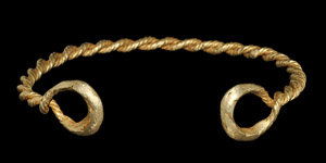 Viking Gold Twisted Bracelet