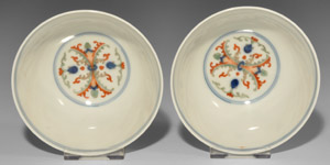 Chinese Dao-Guang Doucai Bowl Pair