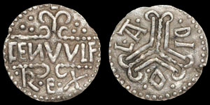 Anglo-Saxon Coins - Coenwulf - London / Diola - Transitional Tribrach Penny