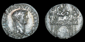 Claudius - DE BRITANN - Fourre Denarius