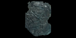 Western Asiatic Sumerian Bearded Face Plaque