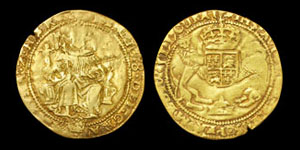 Tudor Henry VIII - Posthumous Issue - Gold Half Sovereign