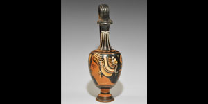 Greek Apulian Pinched-Spout Painted Oinochoe